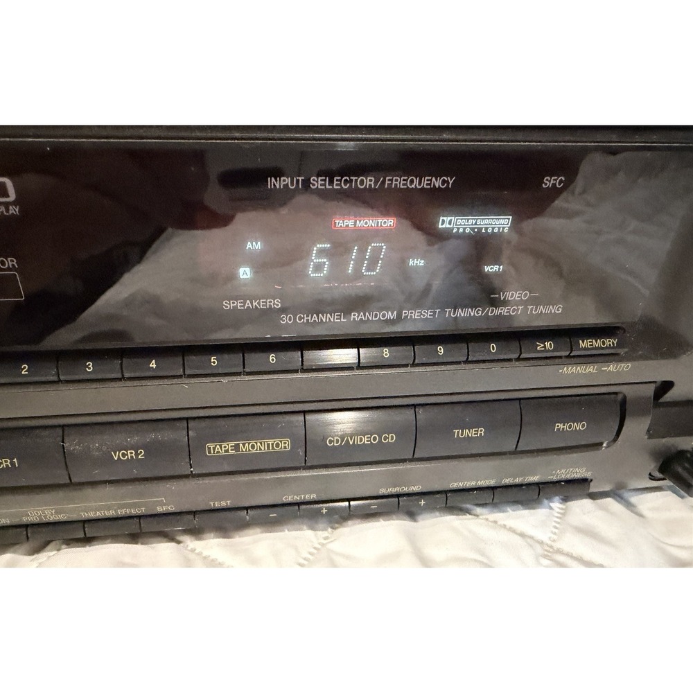 TECHNICS SA‎ GX790 STEREO RECEIVER No Remote AV Control Home Theater Effect